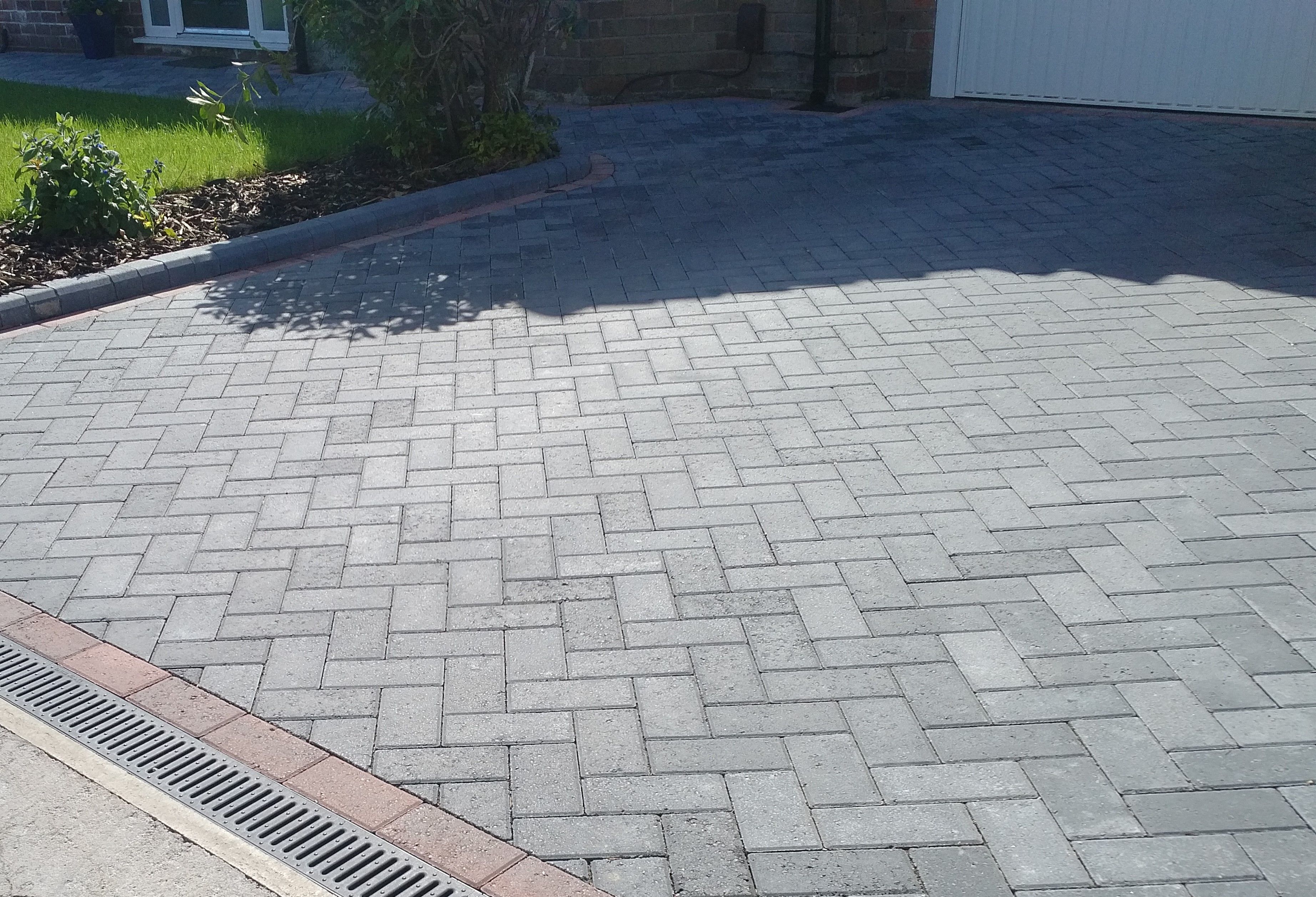 Block paving driveway